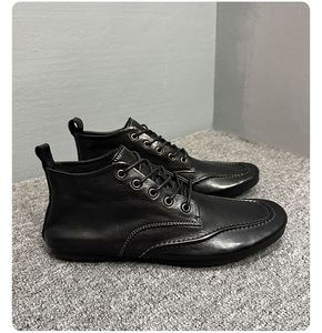 Chaussures habillées pour hommes en cuir véritable, à lacets, imperméables et respirantes, à bout pointu, pour l'automne et les mariages, idéales pour le dropshipping - Product Image 5