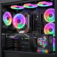 Refroidisseur de processeur pour petits châssis ITX M-ATX ATX E-ATX |   Boîtier d'ordinateur mini haute performance à profil bas avec 4 caloducs, ventilateur 90X90X25MM 2500