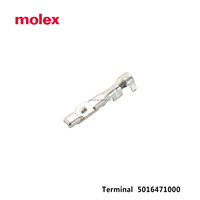 Molex 2.0mm Pitch 501647 Series 5016471000 2P Bornes à sertir en alliage de cuivre Connecteur femelle fil à fil