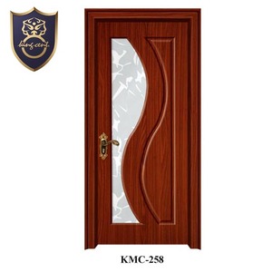 <span class=keywords><strong>Puertas</strong></span> de Baño Resistentes al Viento, Puerta Interior de Madera con Vidrio, Estilo Europeo, <span class=keywords><strong>Puertas</strong></span> Interiores de <span class=keywords><strong>Formica</strong></span> MDF - Product Image 1