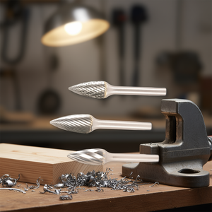 Fraise rotative à flamme Ttake Ab8600 9,6 mm 19 mm 64 mm, fraise diamantée Z3 de 6 mm pour le métal, le bois et le plastique - Product Image 3