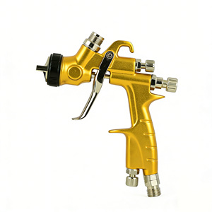 Pistolet de pulvérisation ROKO MINI WS400 <span class=keywords><strong>1</strong></span>.0/<span class=keywords><strong>1</strong></span>.2mm LVLP OEM en alliage d'aluminium pour la retouche automobile, mini pistolet de pulvérisation à gobelet tactile - Product Image 1