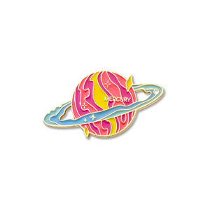 Broche de <span class=keywords><strong>Planeta</strong></span> Superventas en el Extranjero, Insignias Creativas de Aleación Estilo Dibujos Animados, Ocho Planetas - Product Image 1