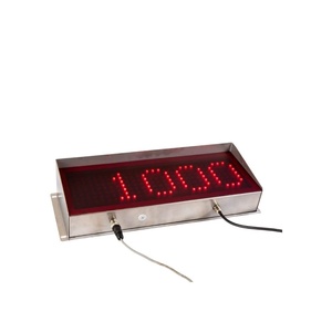 Indicateur de poids à grands chiffres Vis H100 100 mm avec affichage alphanumérique pour capteurs de pesage 230Vac N.B.C. Elettronica Group Srl Italie - Product Image 1