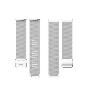 Pour <span class=keywords><strong>Garmin</strong></span> <span class=keywords><strong>Vivoactive</strong></span> 4 4S Smart Watch Bracelet Bracelet Remplacement 18mm 22mm Bracelet de montre en maille d'acier inoxydable - Product Image 6