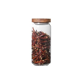 Pot de rangement en verre de style chinois pour aliments, céréales, grains de café, feuilles de thé, récipient transparent scellé - Product Image 5
