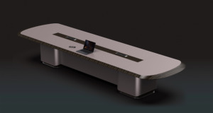 Juego de mesa de conferencia de asientos pequeños y modernos, nuevos muebles de oficina, mesa de madera para sala de reuniones de estilo del norte de Europa para oficinas escolares - Product Image 3