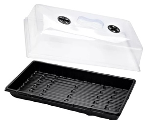 Plateau de pépinière en plastique moderne pour jardinière de jardin en forme de <span class=keywords><strong>rectangle</strong></span> avec revêtement PE 1020 Pot de fleurs pour plantes vertes - Product Image 1
