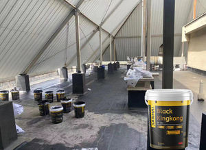 Revestimiento Impermeable <span class=keywords><strong>de</strong></span> Fluorocarbono Negro Superior Anticorrosivo para Almacenes y Parques, Protección Química contra la Corrosión por Pulverización Salina - Product Image 2