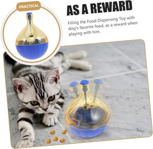 สัตว์เลี้ยงแบบโต้ตอบสุนัขแมว Feeder <span class=keywords><strong>IQ</strong></span> รักษา Tumbler เล่นรั่วของเล่นบอลแบบโต้ตอบ - Product Image 5