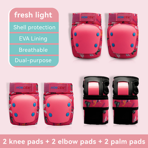 Equipo de Protección Profesional para Patinaje de Velocidad, Material ABS+EVA, Almohadillas Ajustables, Protectores de Muñeca, Codo y Rodilla para Niños en Crecimiento - Product Image 1