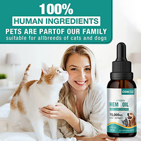 OEM Suppléments à base de plantes pour chiens chats soutien de l'articulation de la hanche huile calmante de l'ourlet pour l'arthrite douleur anxiété soulagement gestion du stress