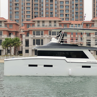 Catamarán a Motor de Lujo de 12m Personalizado, Flybridge, Dos Motores Fuera de Borda de 150HP, 12 Personas, Ventanas Panorámicas, Alquiler Familiar