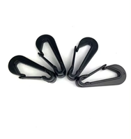 Crochets à clip, mini mousqueton, boucle, sangles de sac à dos en paracorde, accessoires de clip pour sac, crochet de mousqueton, accessoires en plastique écologique ISO HXX