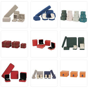 Factory Wholesale Price High Quality Jewelry Bags and <b>Boxes</b> Wedding <b>Ring</b> Display Box Earring Pendant Packaging Box - Product Image 2