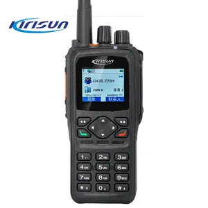 Kirisun DP990 UHF VHF DMR Tier 3 Rádio digital portátil profissional de dois sentidos criptografado e de longo alcance com mensagens