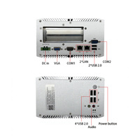 Computadora Industrial Integrada Robusta y sin Ventilador EVUC, I5 de 3.ª Generación, Ranuras de Expansión PCIe, Alimentación de 9-36V CC, Automatización Industrial, en Stock