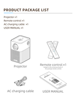 Projecteur intelligent Android 4K portable de l'usine OEM ODM pour Bluetooth Wi-Fi, mini vidéo lumineuse pour home cinéma BL14Pro