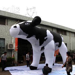 Şişme süt inek şişme süt inek sığır boğa çiftlik promosyon reklam için üfleyici ile - Product Image 3