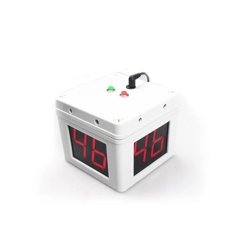 Factory Super Supplier 2 Led Digits Cube Chess Poker Button Remote Control Timer Clock