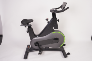 नई स्पिन बाइक चुंबकीय फिटनेस साइकिल सीट हैंडल ऐप और कलर लाइट के साथ एडजस्टेबल इनडोर व्यायाम बाइक - Product Image 2