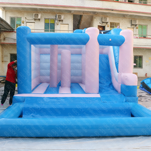 Château gonflable avec <span class=keywords><strong>piscine</strong></span> et toboggan, parc aquatique gonflable avec souffleur pour la <span class=keywords><strong>location</strong></span> - Product Image 1