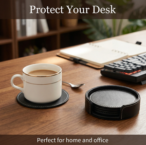 Beverage Tea <strong>Coaster</strong> <strong>Table</strong> Black Round Square Custom Shape Personalized <strong>Coaster</strong> Add Your Design Leather <strong>coaster</strong> - Product Image 5