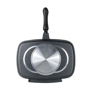 Double <strong>Grill</strong> <strong>Pan</strong> Dessini 36cm Marble Coated Nonstick Double <strong>Grill</strong> <strong>Pan</strong> - Product Image 4