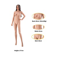 Mannequin invisible recyclable pour vêtements, mannequin féminin de corps entier, mannequin féminin de taille réelle