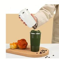 Cadeaux IStapromo, tasse à café en acier inoxydable à double paroi, intelligente, portable, écologique, 17 oz, avec affichage de la température LED