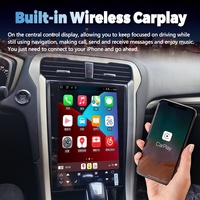 256GB 13.8 pouces 2Din voiture Android 13 1920*1080 2K écran Carplay pour Ford Mondeo Fusion 2014 2019 stéréo GPS Navi DSP lecteur vidéo