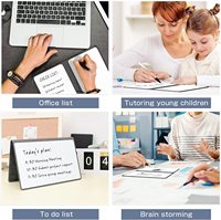 Carnet effaçable à sec personnalisable avec logo et couleur sur mesure, en PET réutilisable, portable, pour réunions, bureau et domicile
