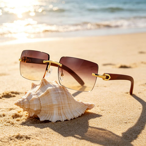 <span class=keywords><strong>Gafas</strong></span> <span class=keywords><strong>de</strong></span> <span class=keywords><strong>Sol</strong></span> Cuadradas <span class=keywords><strong>de</strong></span> Lujo para Hombre, Estilo Vintage, Lentes Moradas Espejo Verdes, Categoría 3, Negras, con Logotipo Personalizado, para Mujer, 2026 - Product Image 5