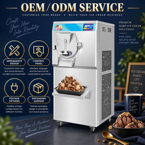 Máquina Industrial para Helados en Gelato, Congelador de Helados Duros, Cilindro de 30L, 90-120L/h, 5KW, 220V, para Buffet de Hotel, ICM-48S - Product Image 5