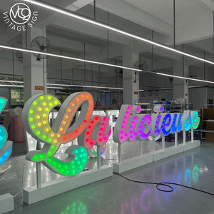 Ampoules géantes à Led Lettre Decoracion Love Hotel Panneau en métal Dimensions Grandes Lettres <span class=keywords><strong>Signalisation</strong></span> de haute qualité - Product Image 4
