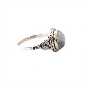 925 Solid Sterling Silver Beautiful <b>Moonstone</b> Ring <b>Moonstone</b> Rings <b>Jewelry</b> Supplier Factory Price - Product Image 4