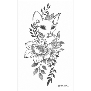 Venta al por mayor o personalizado medio brazo cuerpo tatuaje para hombres Animal semipermanente tatuaje pegatina último medio <span class=keywords><strong>mes</strong></span> - Product Image 3