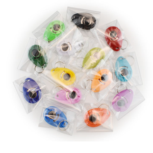 थोक गर्म बिक्री बहु-रंग प्लास्टिक पालतू कुत्ते प्रशिक्षण धातु क्लिकर ध्वनि बंद प्रशिक्षण सीटी कुत्ते खिलौने - Product Image 6