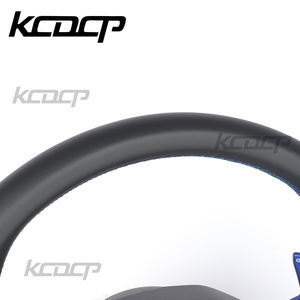 Volante de Cuero Compatible con <span class=keywords><strong>Volkswagen</strong></span> Golf 8 MK8 MK7 MK6 POLO GOLF 7 GTI R-line Passat CC GTS Scirocco GTE GTD GLI JETTA - Product Image 3