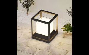 Modern Decorative Square LED Gate <b>Post</b> Wall for Parks Gardens Wholesale Cheap Waterproof Pillar <b>Lights</b> Easy Deployment Ballast - Product Image 5