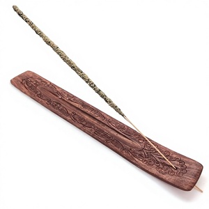 กล่องใส่ธูปไม้ธรรมชาติ ทนทาน สวยงาม สำหรับตกแต่งบ้านและพื้นที่ทางจิตวิญญาณ - Product Image 1