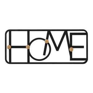 Support de manteau à 4 crochets en fer essentiel pour montage mural d'entrée, utilisation peu encombrante dans le salon et l'hôtel, design moderne - Product Image 1