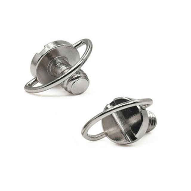 Factory Custom Multifunctional Quick Release Plate Stainless Steel D-ring Captive 1/4" D-Ring Camera Screw Bolt