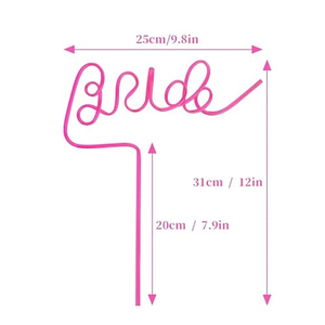 Bride Straw Engagement Bride to Be <b>Party</b> Drinking Straw Unique <b>Gift</b> for Bride <b>Hen</b> <b>Party</b> Wedding Bachelore <b>Party</b> Supplies - Product Image 2