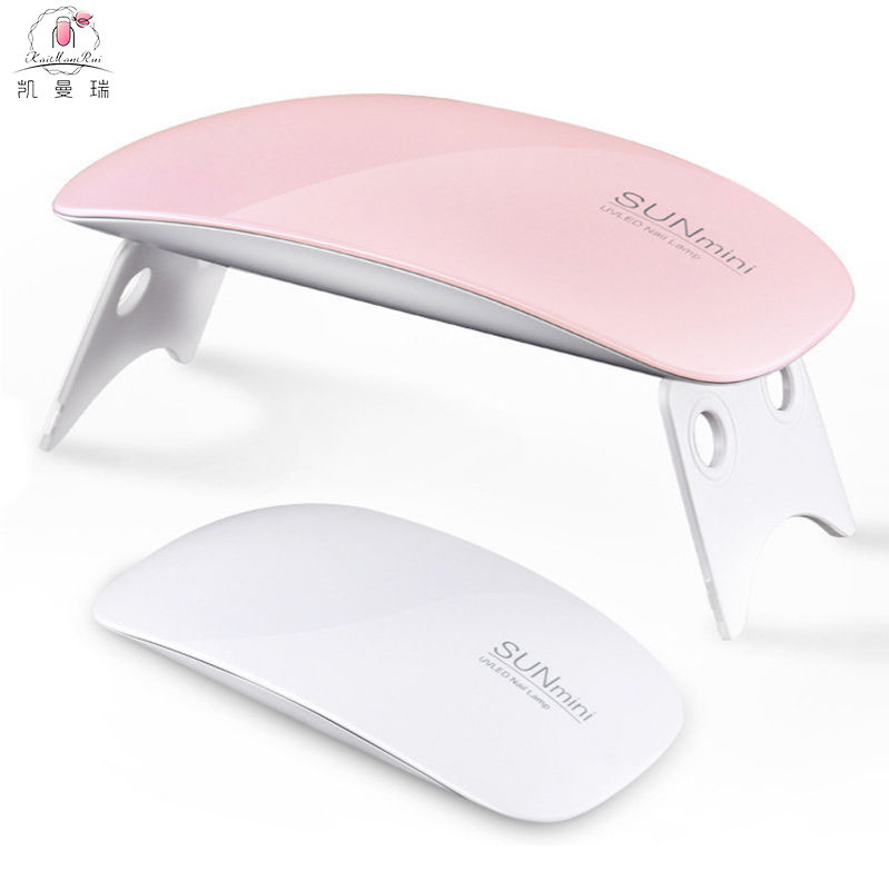 Factory Direct Sales UV Light Sun Mini 6W Nail Lamp Dryer Machine Uv Led Nail Supplies Lamps Portable USB Cable Nail Lamp