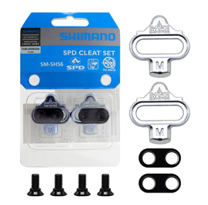 Tacos <span class=keywords><strong>Shimano</strong></span> SM-SH51 SH56 para bicicleta de montaña, tacos de pedal de liberación individual/múltiple para zapatillas de ciclismo con tornillos - Product Image 3