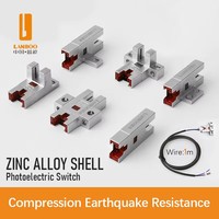 Sensor de Proximidad Fotoeléctrico Infrarrojo de Aleación de Zinc LBS1, IP67, DC5-24V, 50mA, Salida NPN/PNP, Anti-Vibración, Anti-EMI