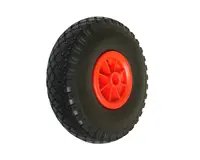 Heavy Duty Wheels for Wheelbarrow, PU Foam Rubber Tire