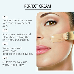 Crema perfecta Cobertura completa Corrector Tatuaje Impermeable A prueba de sudor Corrector de acabado de larga duración - Product Image 6