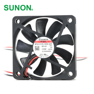 พัดลมระบายความร้อนแบบแกน SUNON MF60101V3-1000C-A99 ไฟฟ้า 60x60x10 มม. 12VDC 46mA 0.56W 3000RPM 12.2CFM แบบ Vapo Bearing สำหรับตู้ - Product Image 1